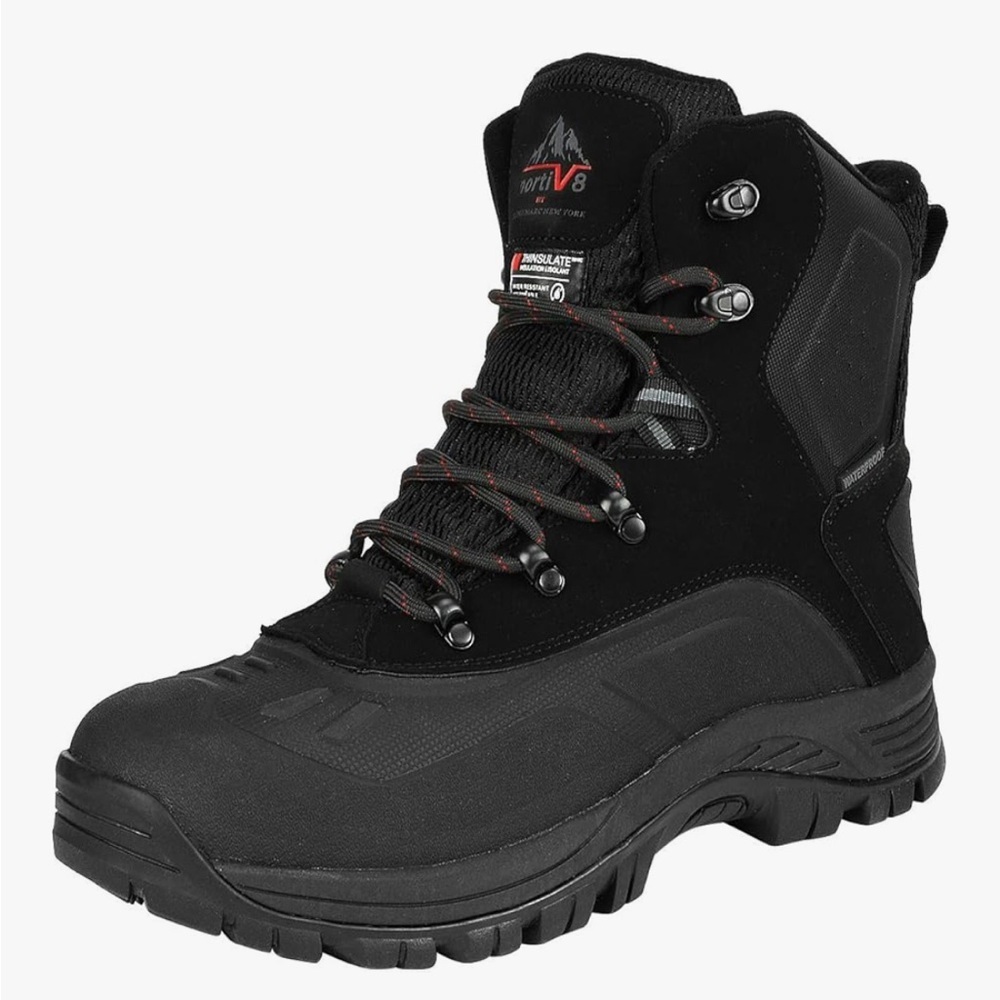 NORTIV8 Men's Insulated Waterproof Construction Rubber Sole Snow Ski Sz 14 NWOB